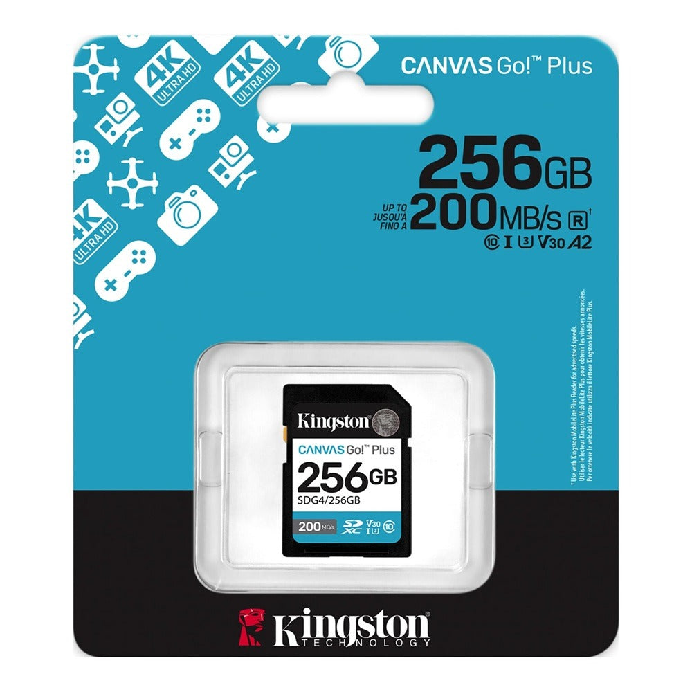 Kingston 256GB 200MB/S CANVAS GO PLUS Kingston 256GB 200MB/S CANVAS GO PLUS